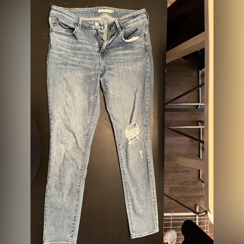 Levi Strauss Jeans - Distressed Look - Size 30 - Gently Used